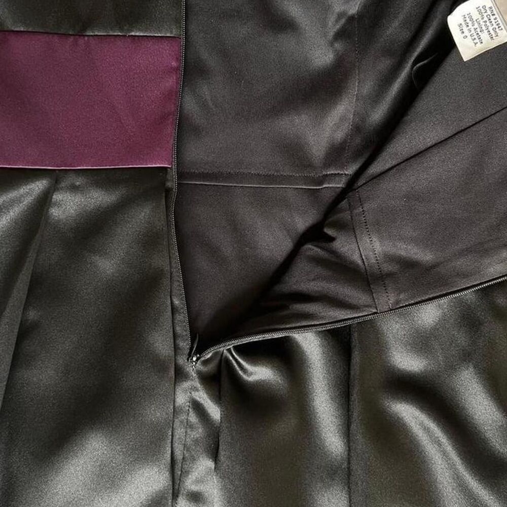 Black Formal Strapless Dress Size 0 - Picture 4 of 5